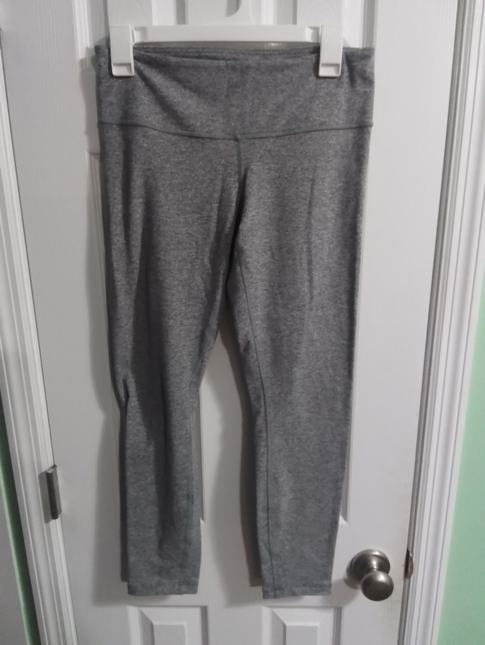 Lululemon Heather Gray High-Waist Leggings